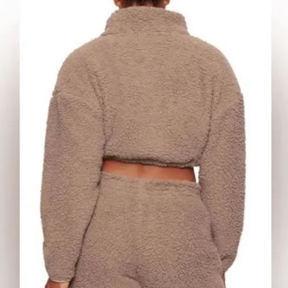 Skims teddy crop jacket - Picture 2 of 5